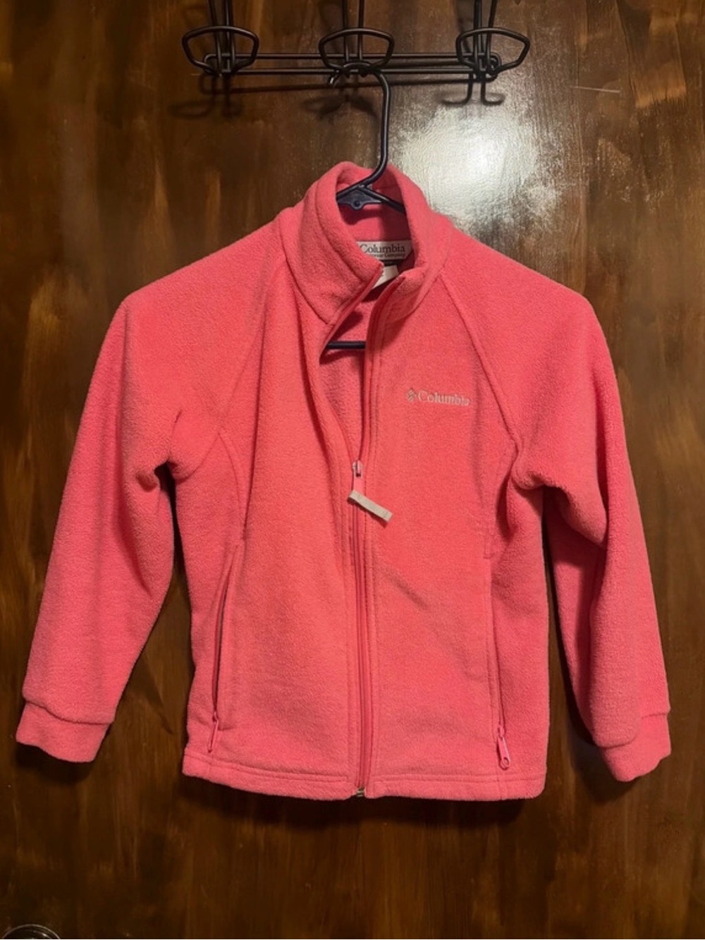 Columbia Kids Pink Full-Zip Fleece Jacket